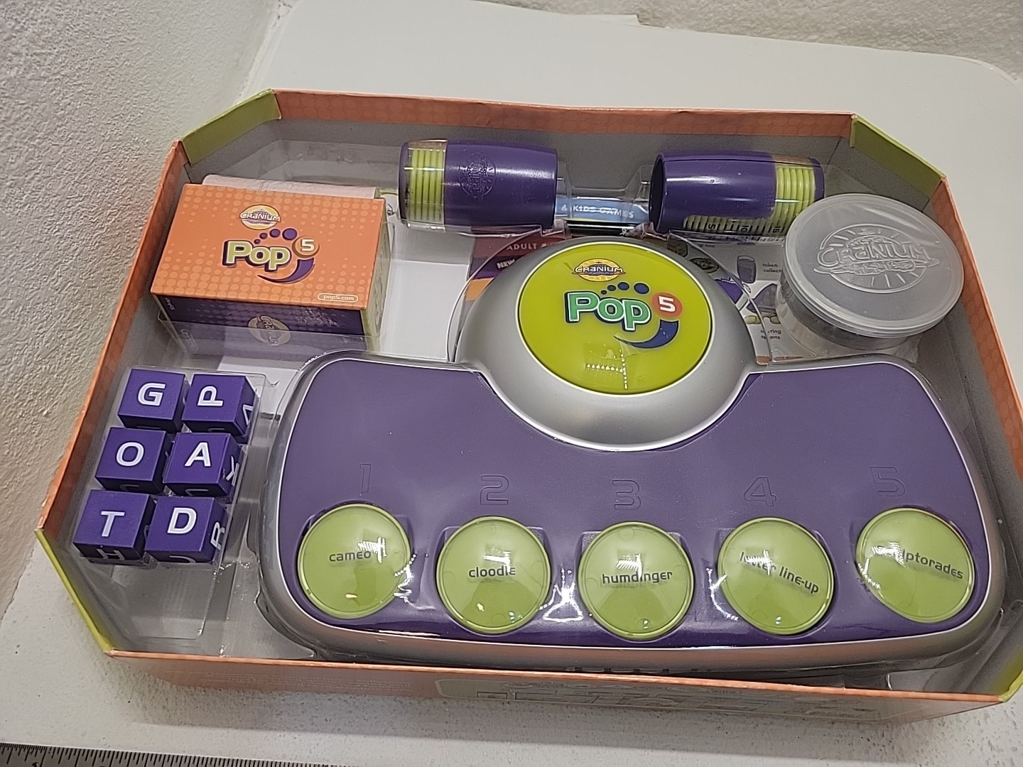 Cranium Pop 5 Adult Pop Culture Console Trivia Game Factory Sealed 2006 4 Player