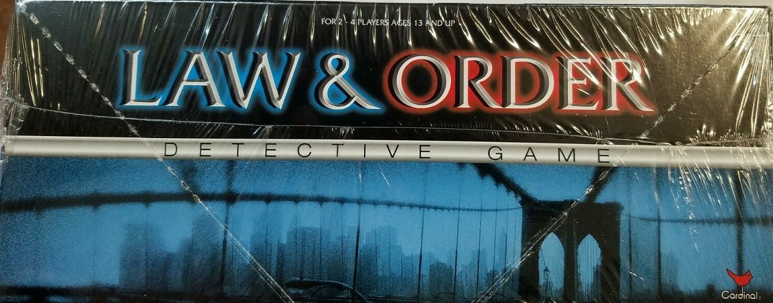 LAW AND ORDER DETECTIVE GAME 2 TO 4 PLAYERS NEW AND SEALED