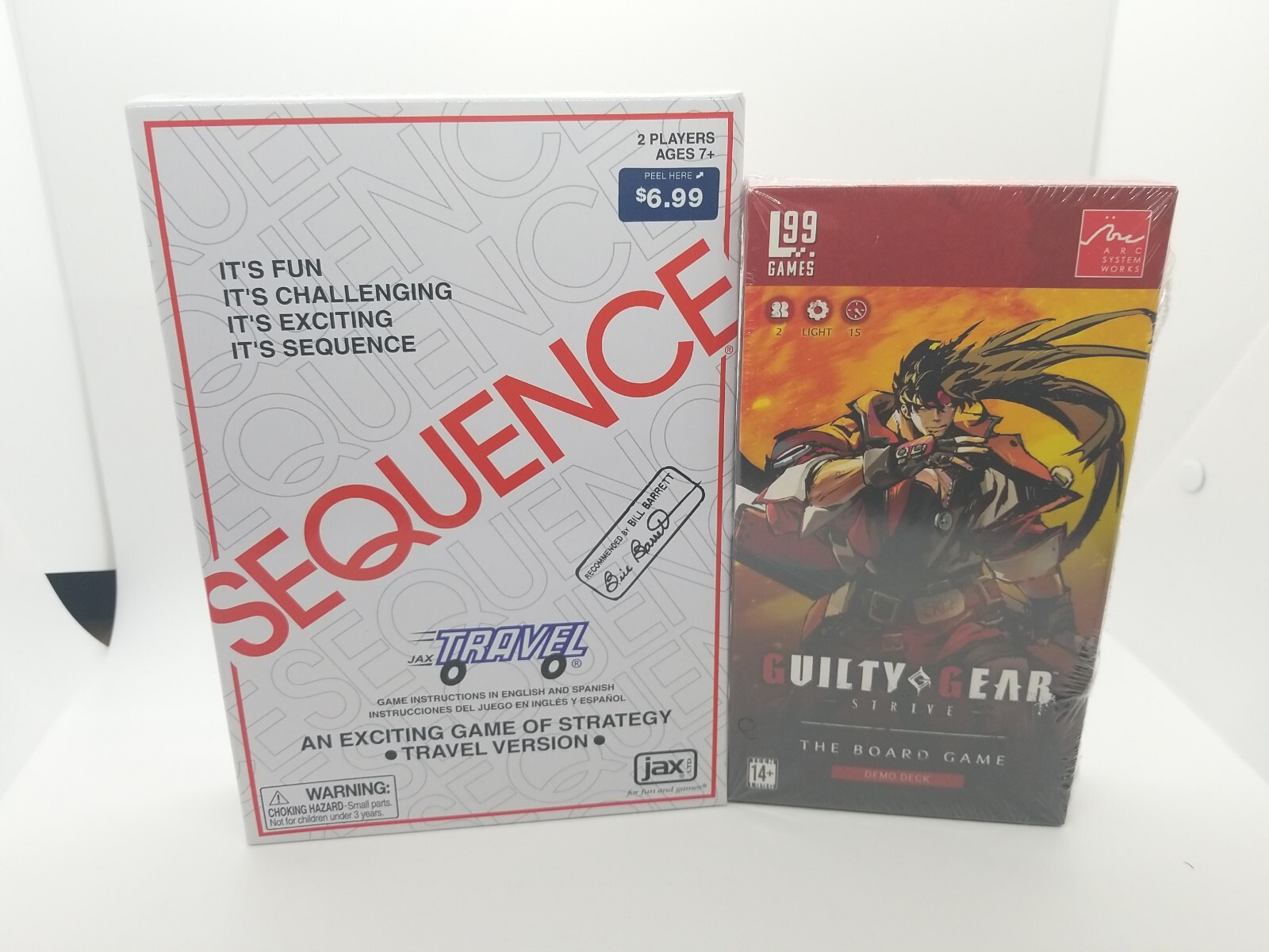 SEQUENCE 4 in a Row Cards & GUILTY GEAR STRIVE Exceed – 2 2 Player Board Games