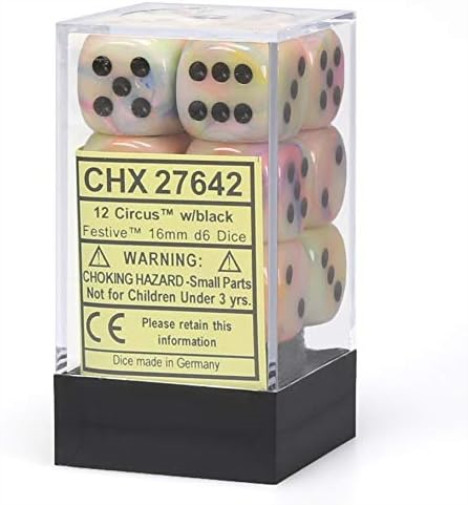 Chessex 27642 Dice, Multi-Colour