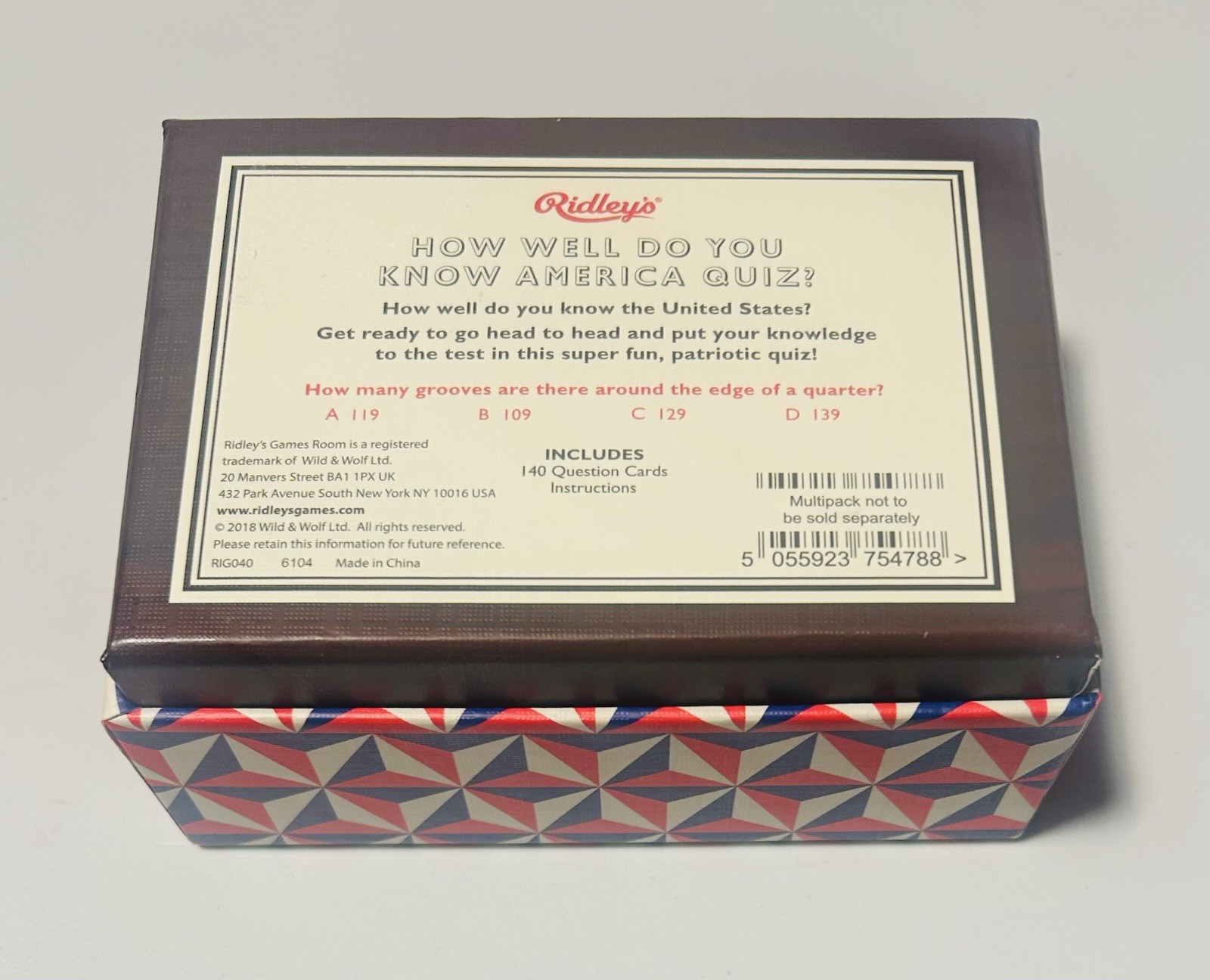 Ridley’s 4 In 1 Trivia Sets: Charades, America, General and Music-Free Shipping
