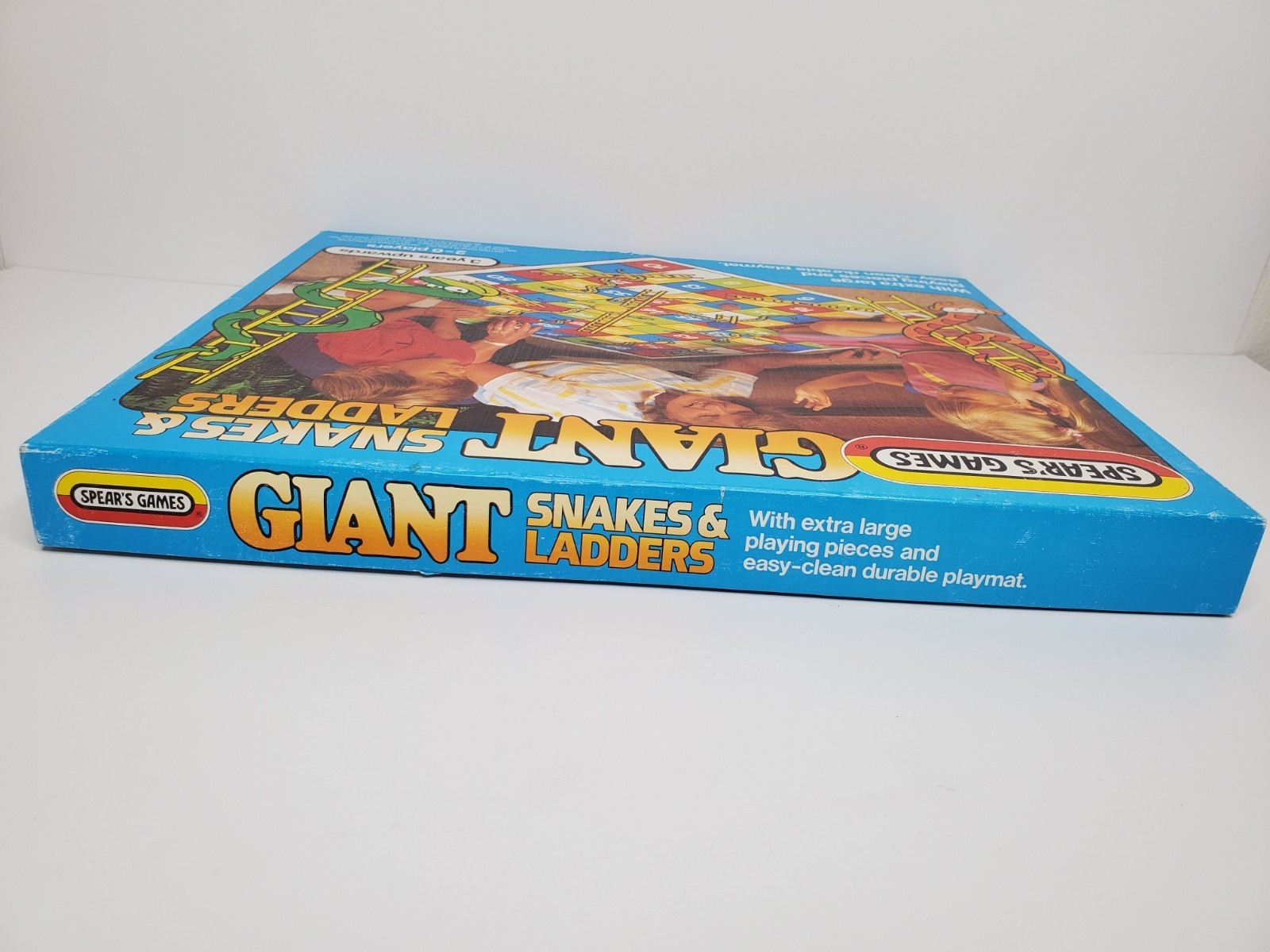 Spears Games Vintage Giant Snakes & Ladders 1984 Giant Floor Size Mat 3′ X 3′