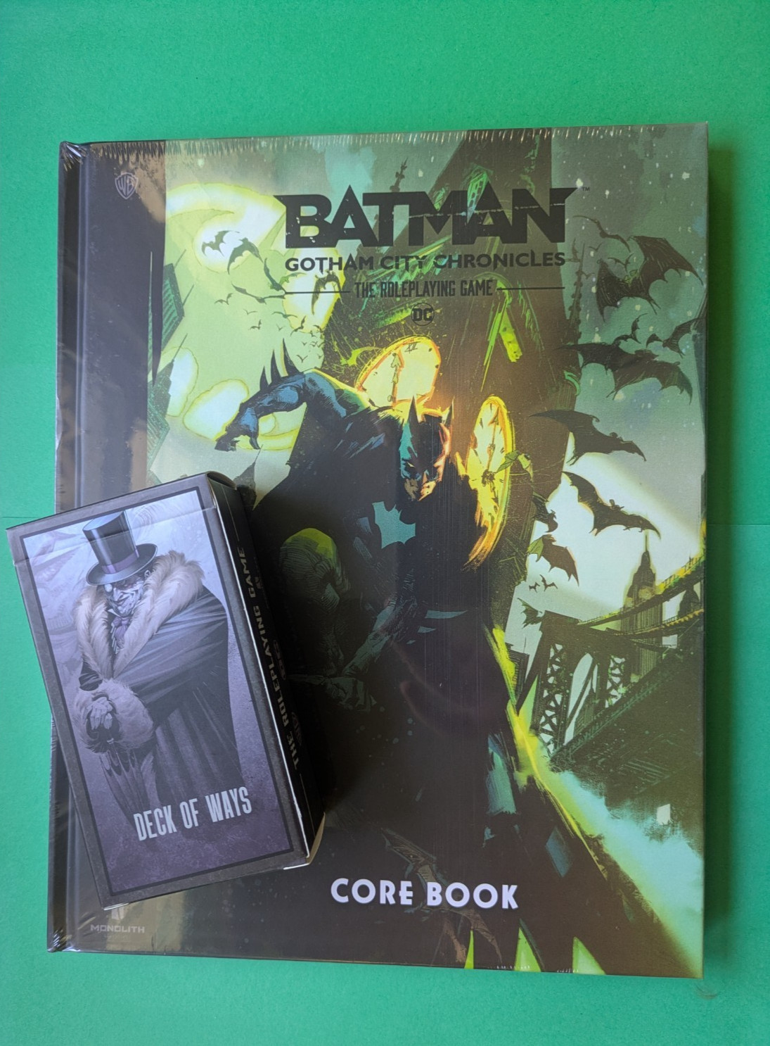 Batman Gotham City Chronicles Roleplaying Game RPG – Core Rulebook x1 Deck x1