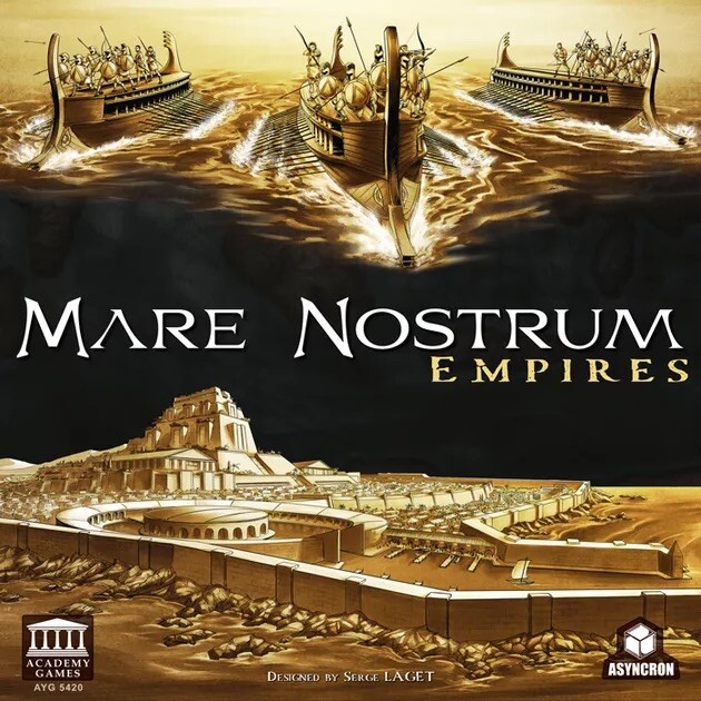 Mare Nostrum Empires Board Game by Academy Games With Atlas Expansion- Used