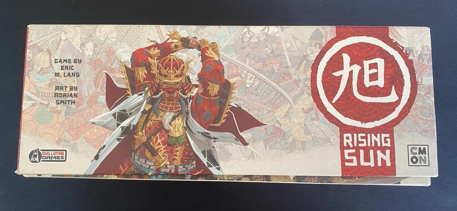RISING SUN Board Game 2019 Feudal Japan War Strategy CMON Guillotine Games