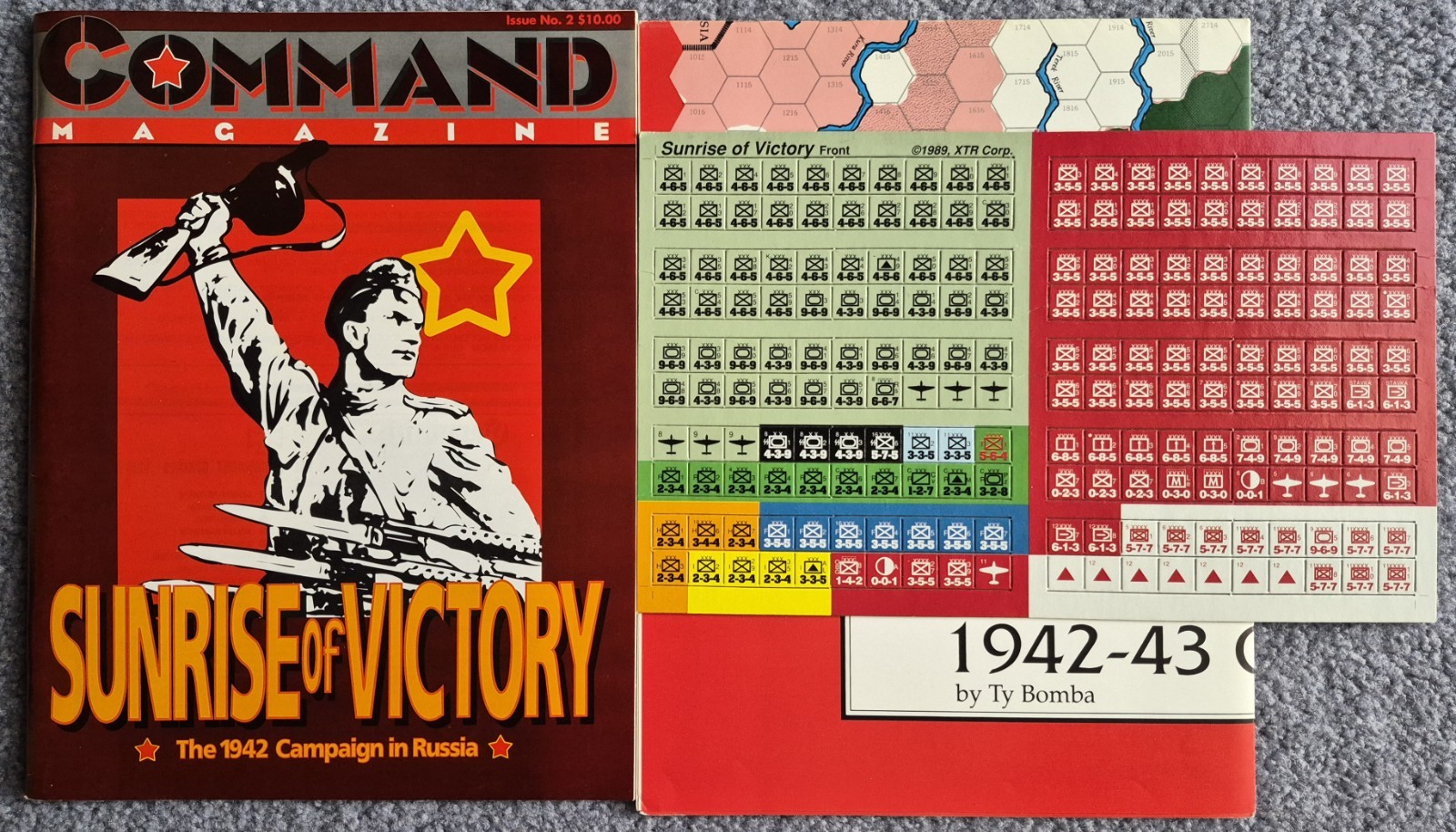 Command Magazine #2 w/game Sunrise of Victory, Mint, Unpunched, XTR 1989