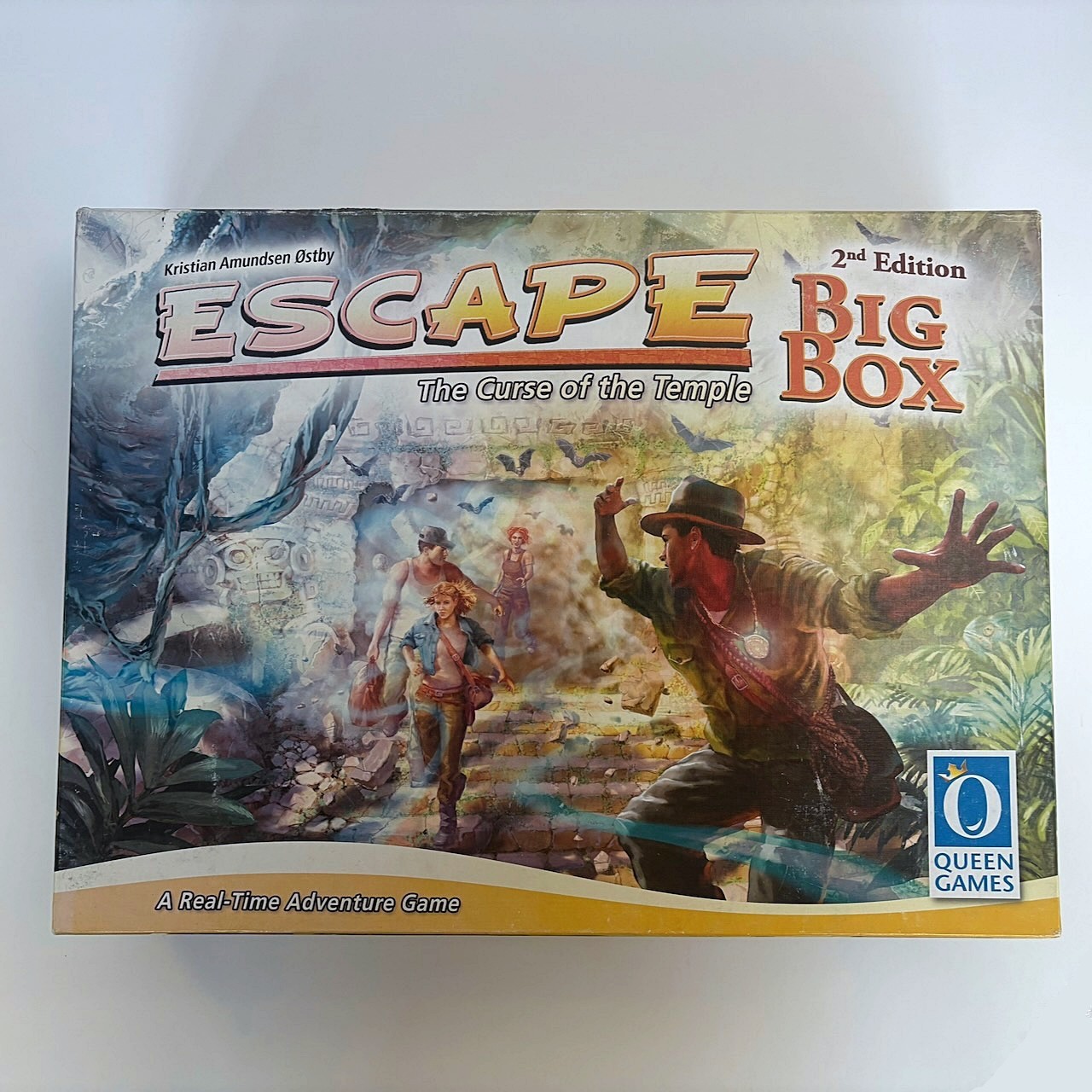 Escape – The Curse of the Temple 2nd Edition Board Game Big Box with 10 Queenies