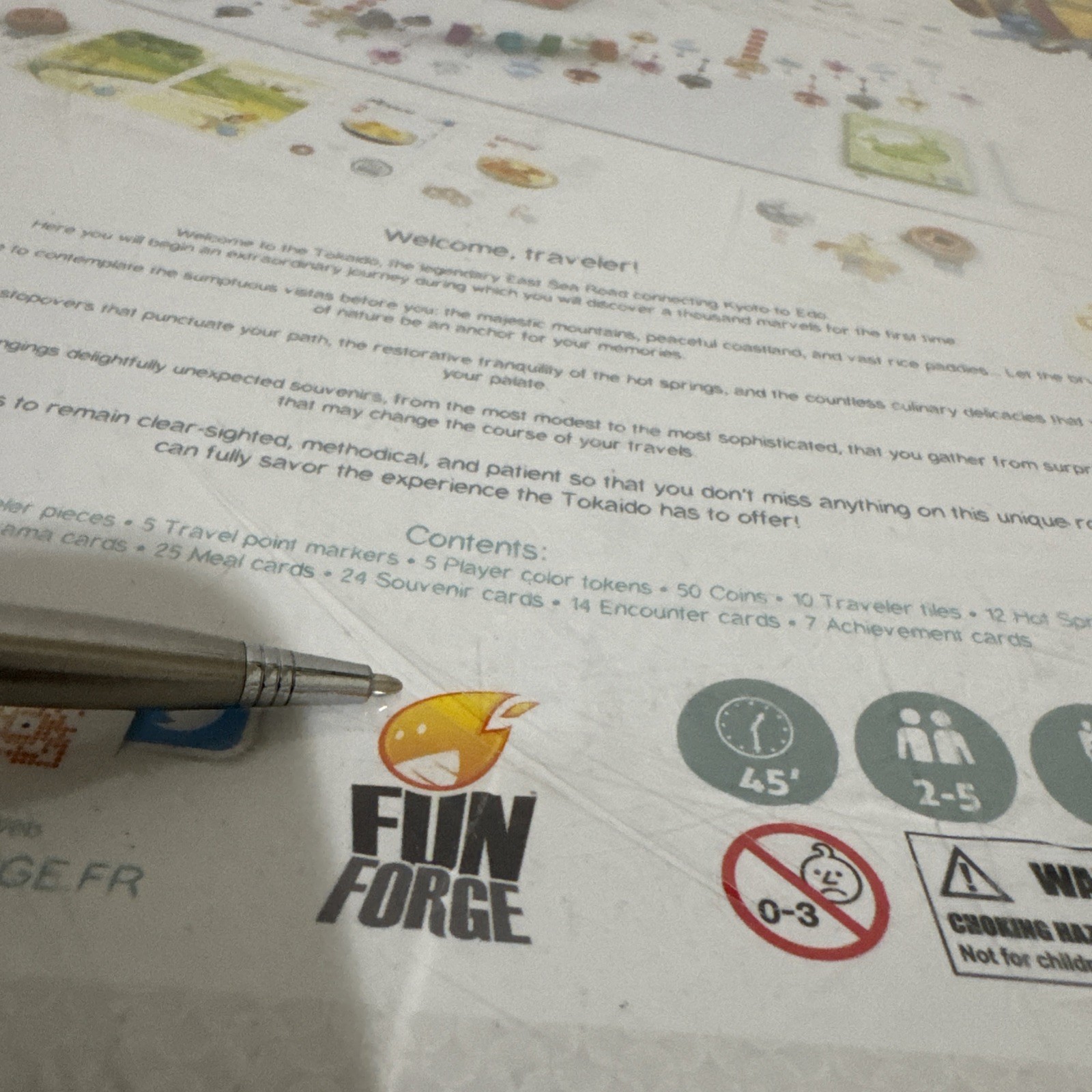 Tokaido Board Game 5th Edition Antoine Bauza Naiade Fun Forge NEW SEALED READ
