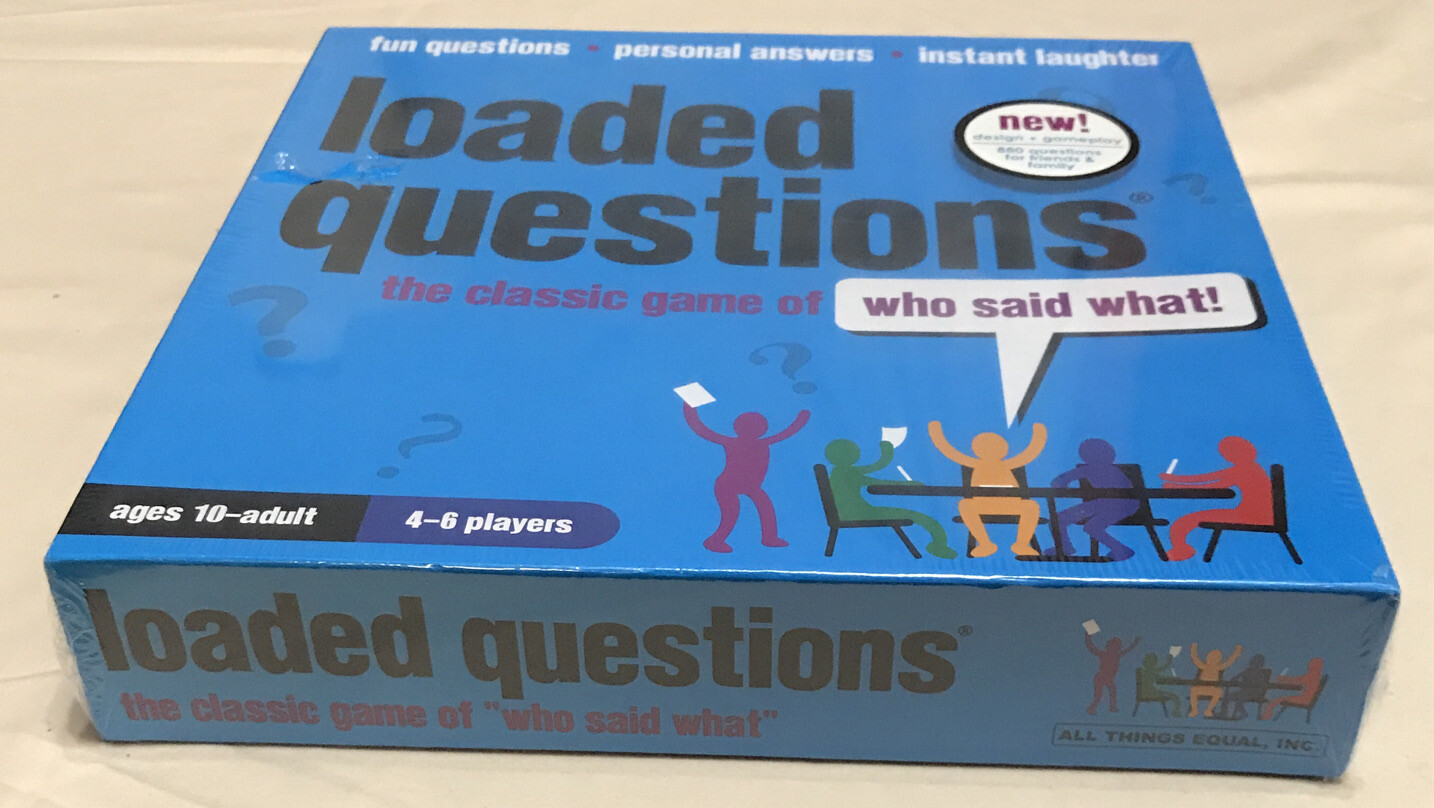 Loaded Questions Classic Family & Party Board Game Trivia 4-6 players New Sealed