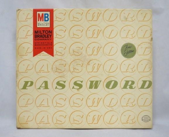 Vintage 1963 Milton Bradley Password Fine Edition Board Game – 100%Complete (EX)