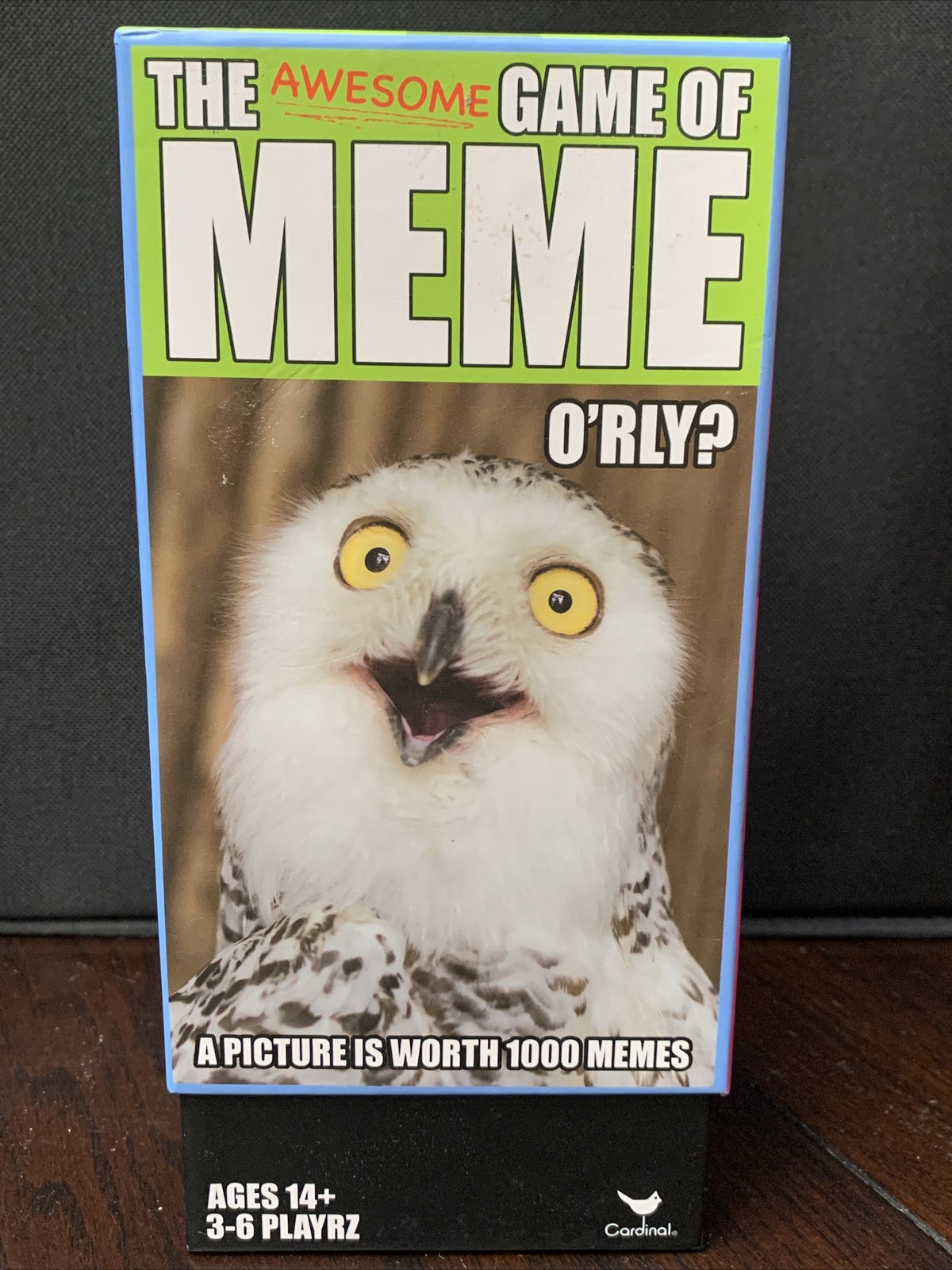 The Awesome Game of Meme Cards Game Box Ages 14+ 3-6 Players Fast Shipping Game