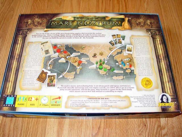 Euro Games – MARE NOSTRUM – Build the Wonders of the World and more – ExNrMt