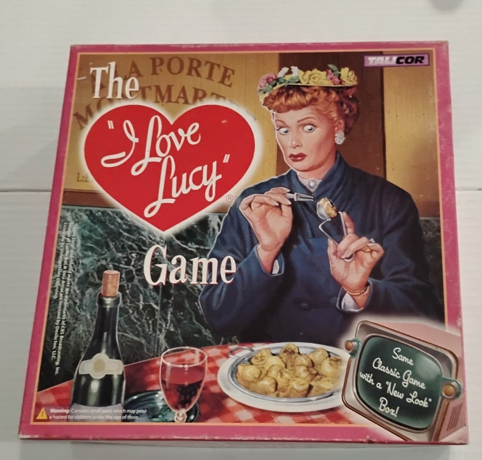 I Love Lucy Game Board Game Talicor 2004 TV Show Collectible 2-4 Play