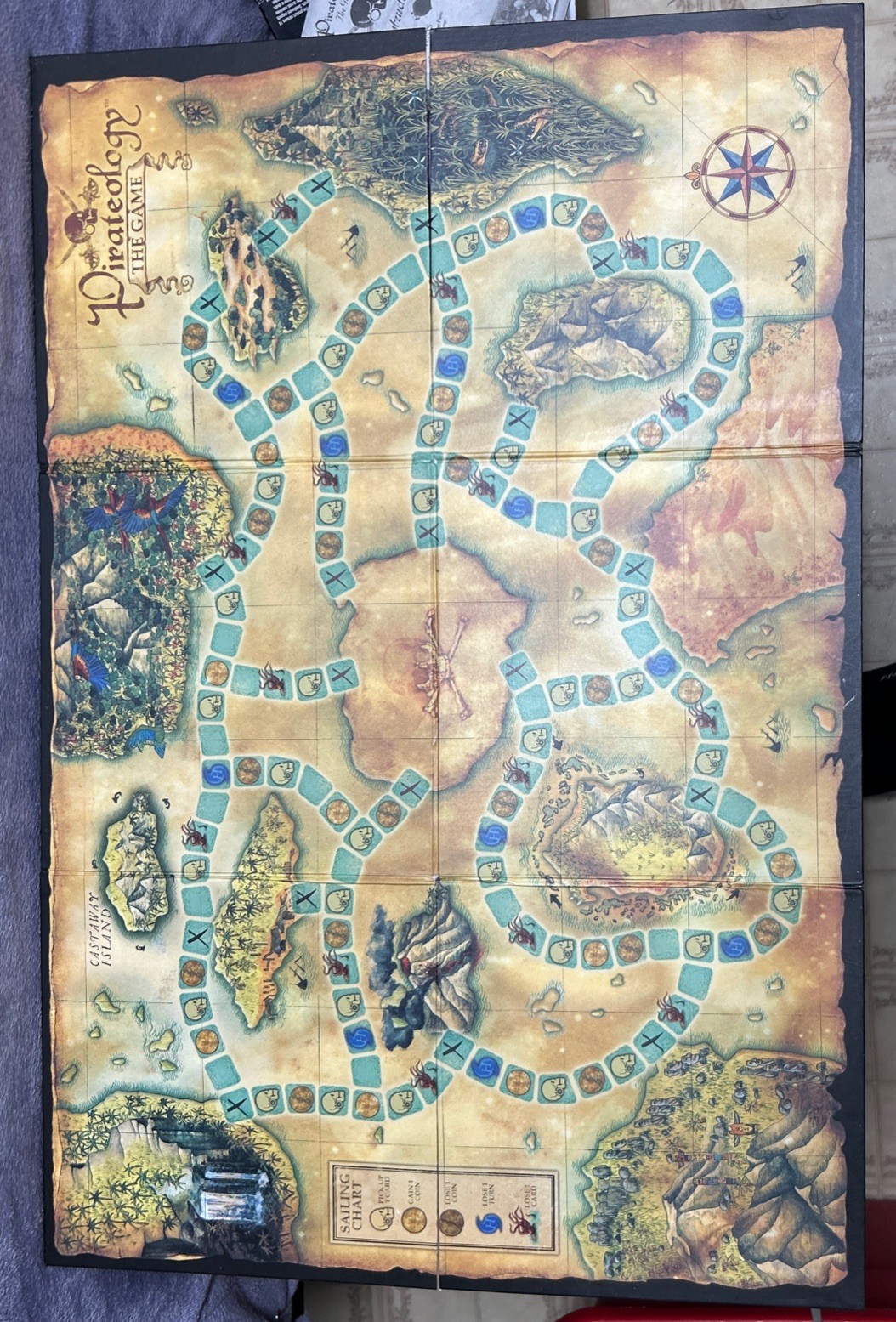 Pirateology The Game by Sababa Toys Complete Board Game Based on Book Series