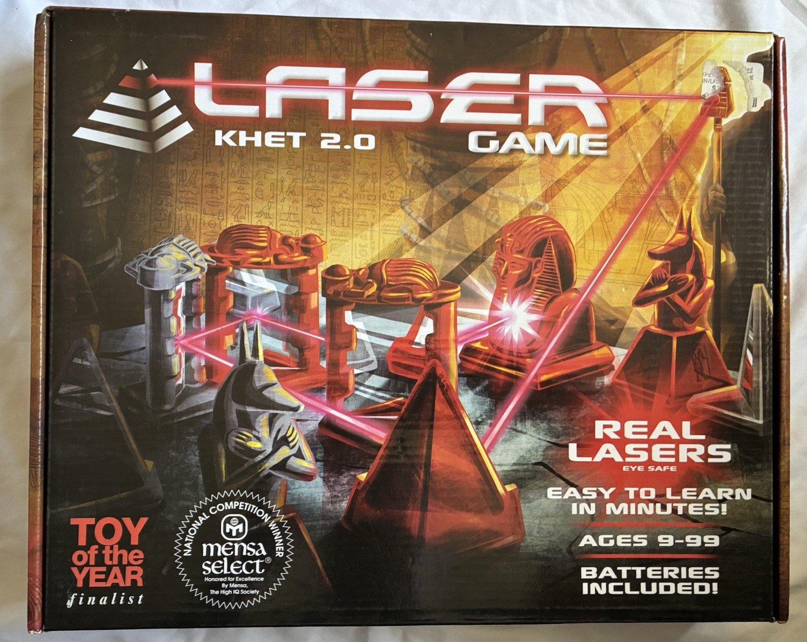 Laser Khet 2.0 Game Classic Strategy Innovention Toys New Batteries Complete