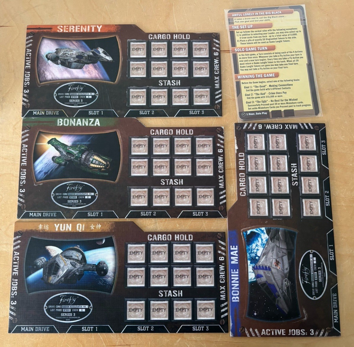 Firefly The Game Plus Bounty Hunter & breakin Atmo: Gale Force Nine: Please Read
