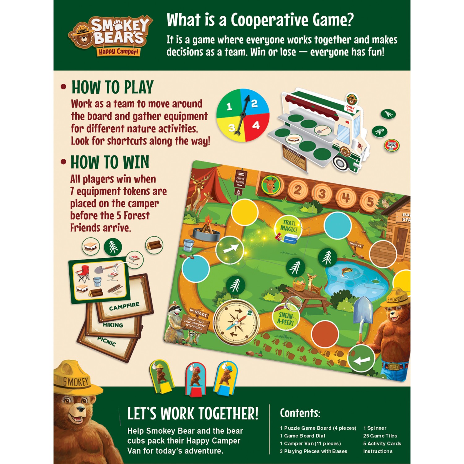 MasterPieces – Smokey Bear’s Happy Camper Co-Op Game