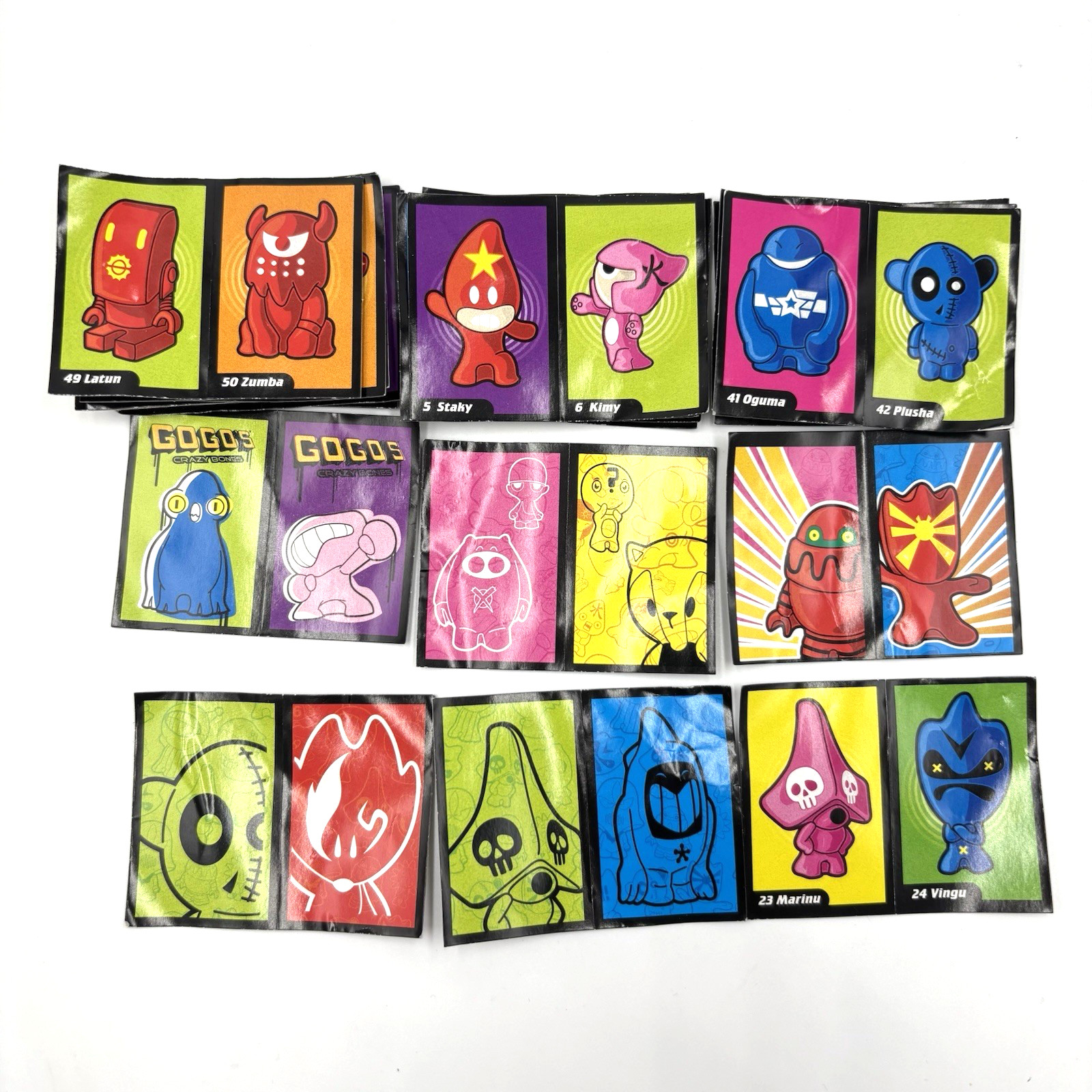 Amazing Graphics Stickers – European Turkey release Urban Toys Gogos Crazy Bones