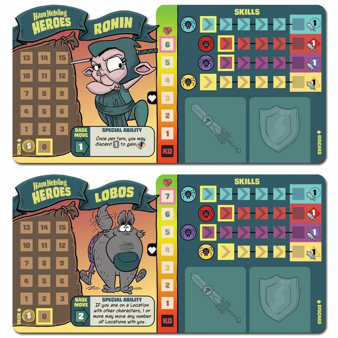 Ham Helsing Adventure Board Game
