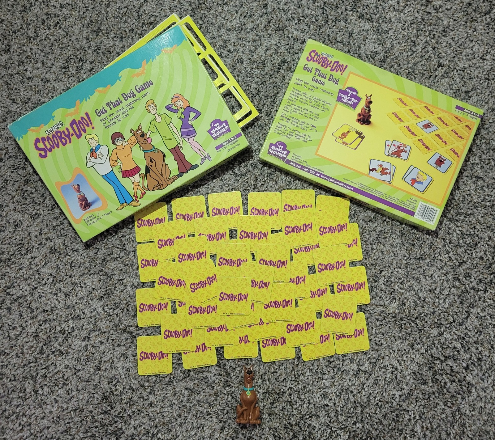 Vintage SCOOBY-DOO! Board Game lot! 3 games! All COMPLETE 1999 Pressman Games