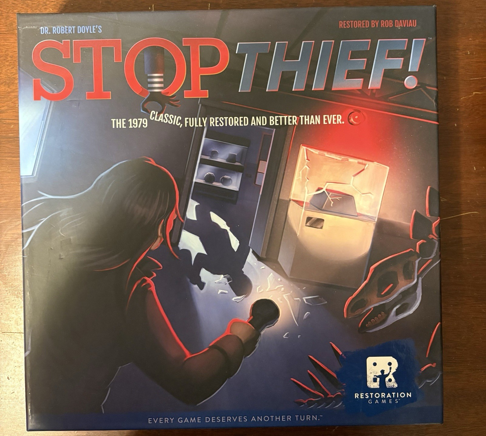 Stop Thief Board Game 2017 Classic Restoration Games 100% Complete Played Once