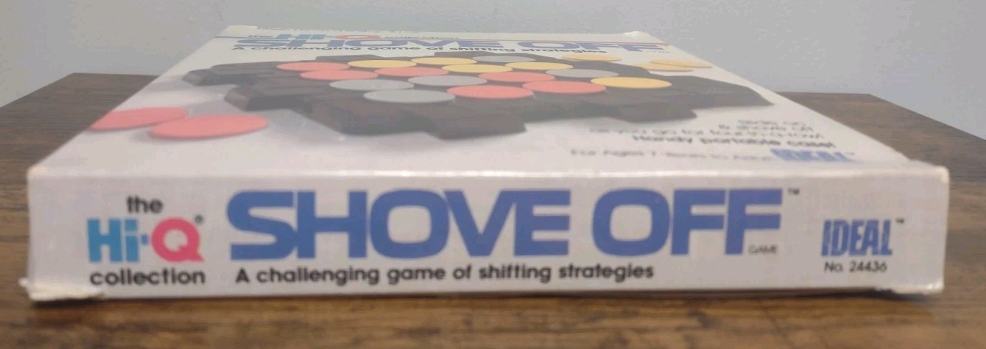 Vtg Ideal Hi-Q Collection SHOVE OFF Game 1984 USA Complete Ideal