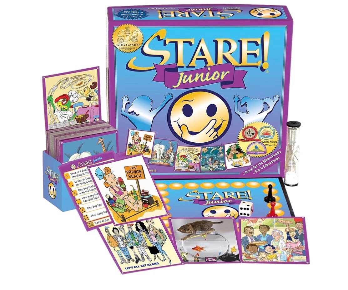 Stare Junior — The Award-Winning Game of Visual Recall, Where Fun Image Cards