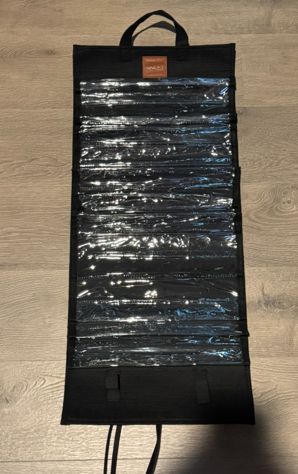 Nerd Gear Playmat Sanctuary – MTG Playmat Storage – Holds 12 TCG Mats – Black