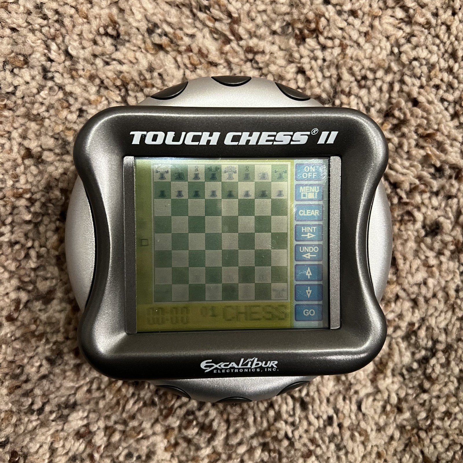 Excalibur Electronics Touch Chess Handheld Electronic w/Touch Screen OPEN BOX