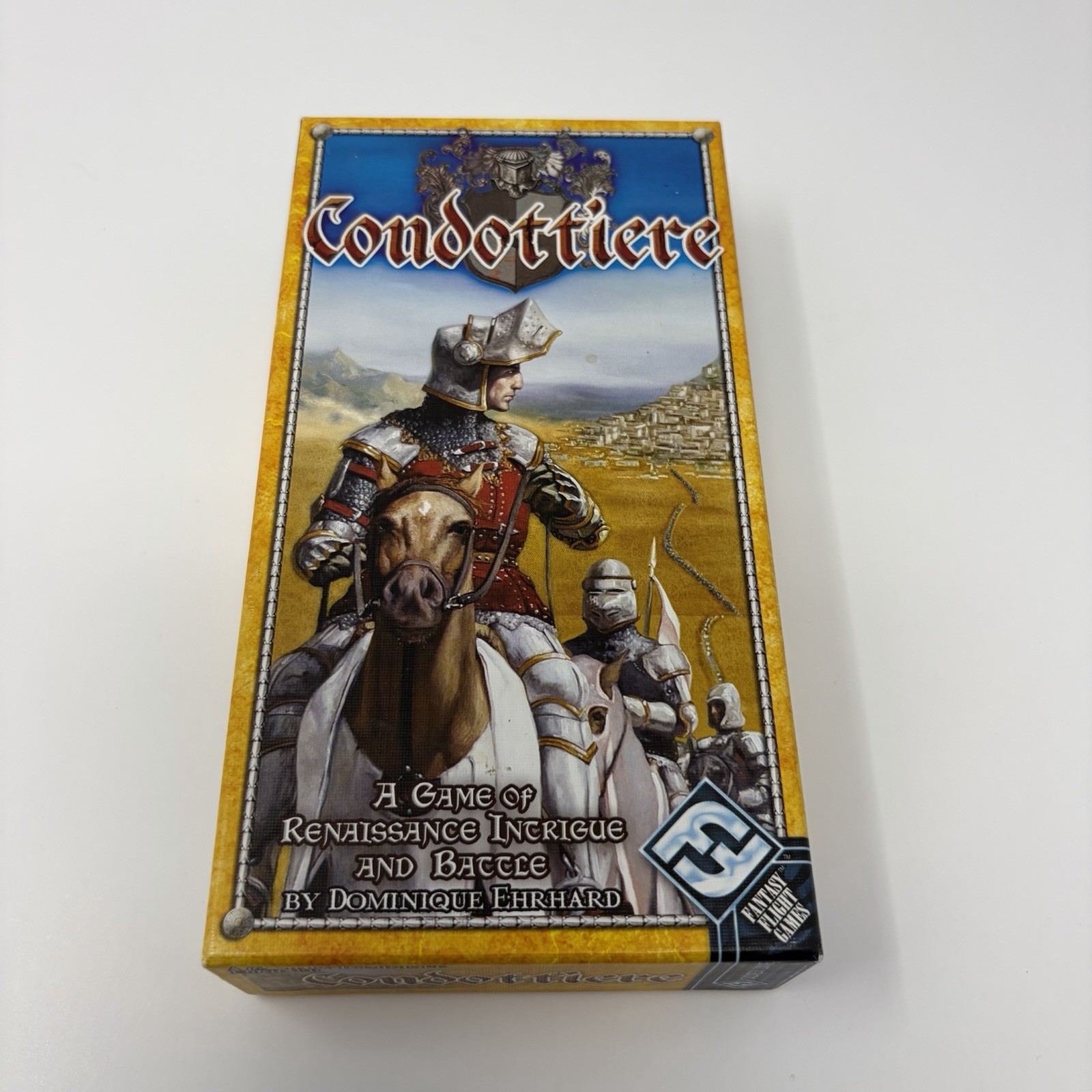 Condottiere Board Game Strategy Fantasy Flight FFG 2007 Third Edition Complete