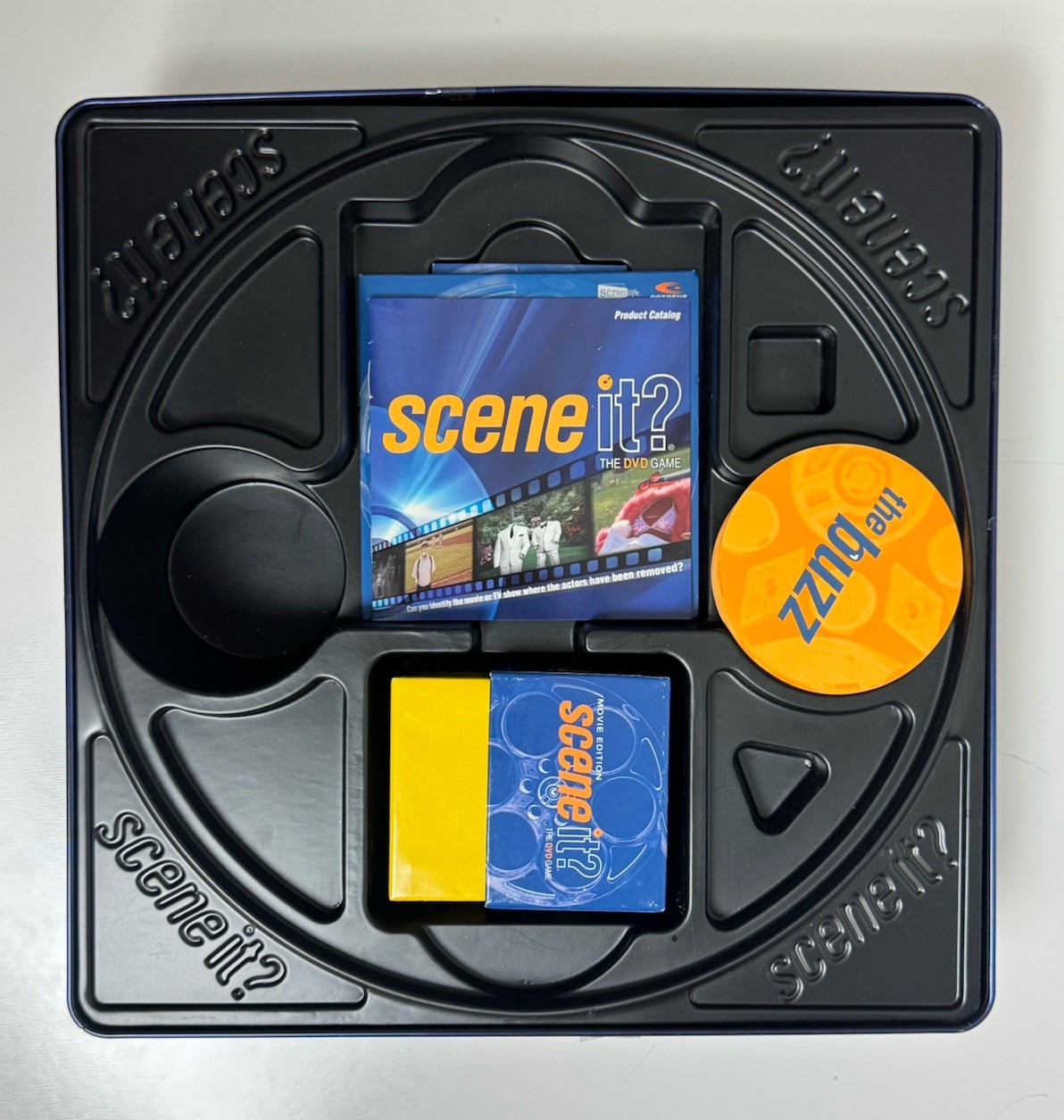 Scene It? Movie Edition The DVD Game 2004 With Deluxe Sequel Pack Tin Party Game