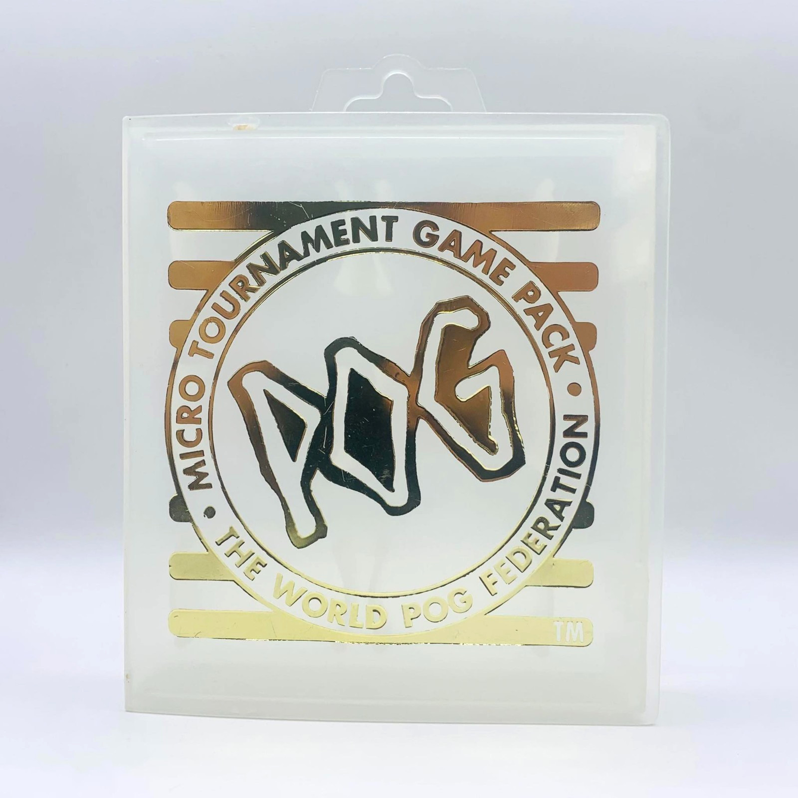 1990s POG – Micro Tournament Game Pack The World Pog Federation Case Only