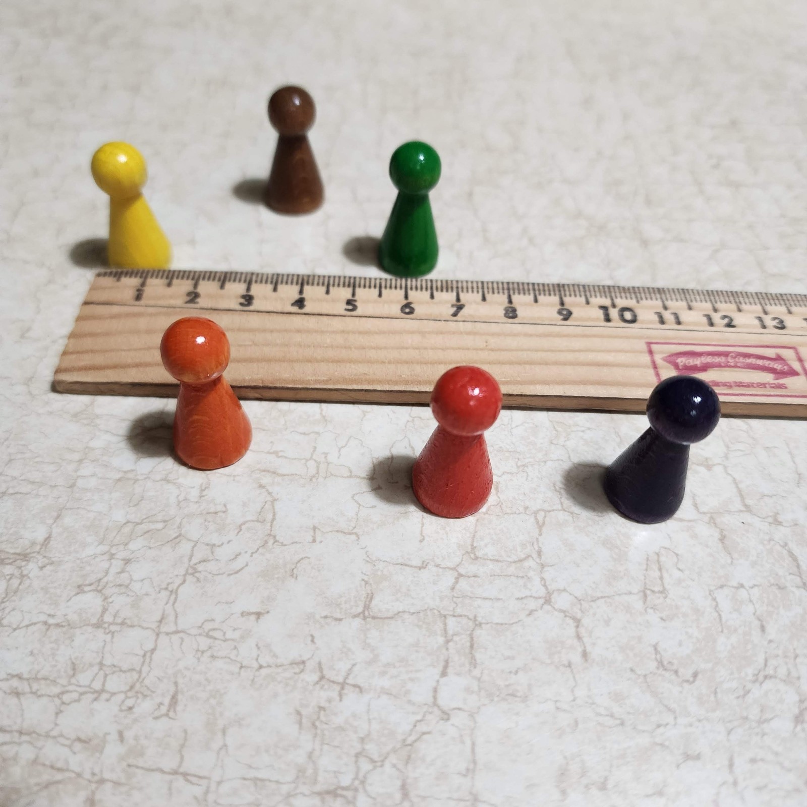 Set 6 People Weekly Trivia VTG Board Game Replacement Player Tokens / Pawns