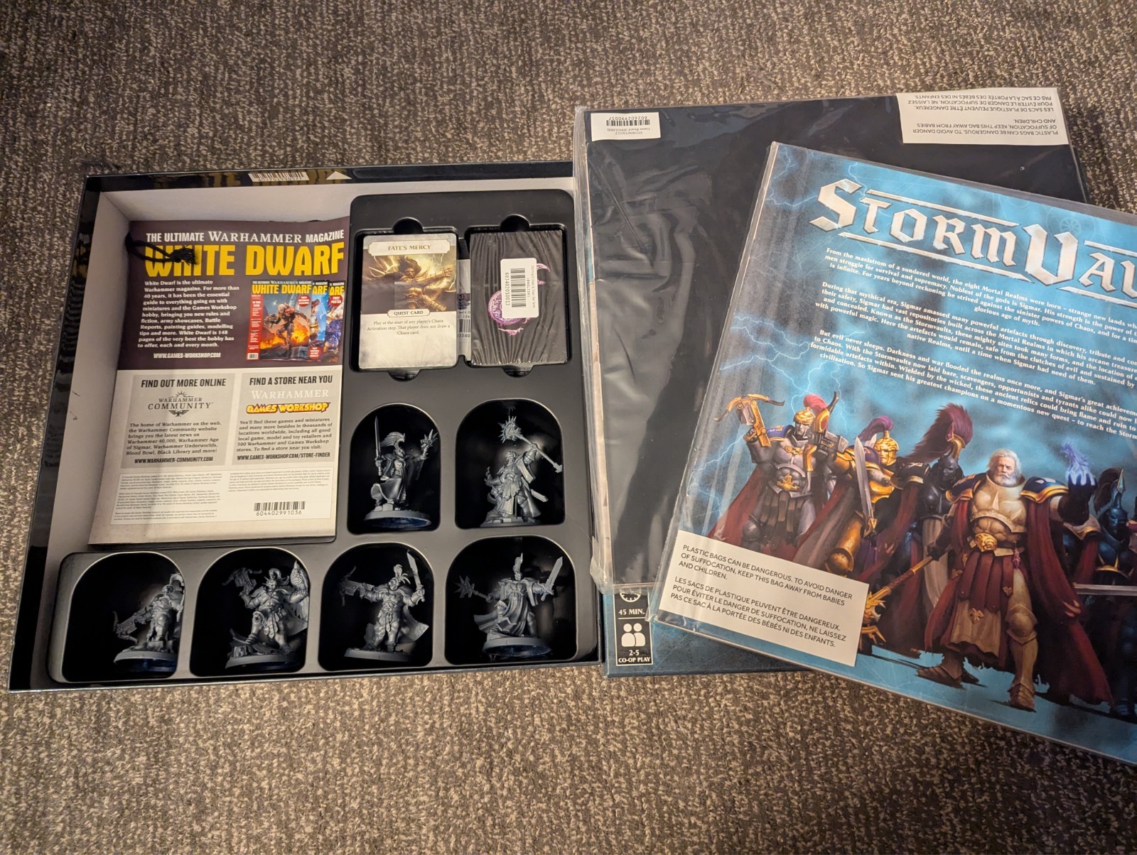Warhammer AOS Age of Sigmar Stormvault Board Game! Excellent Condition!
