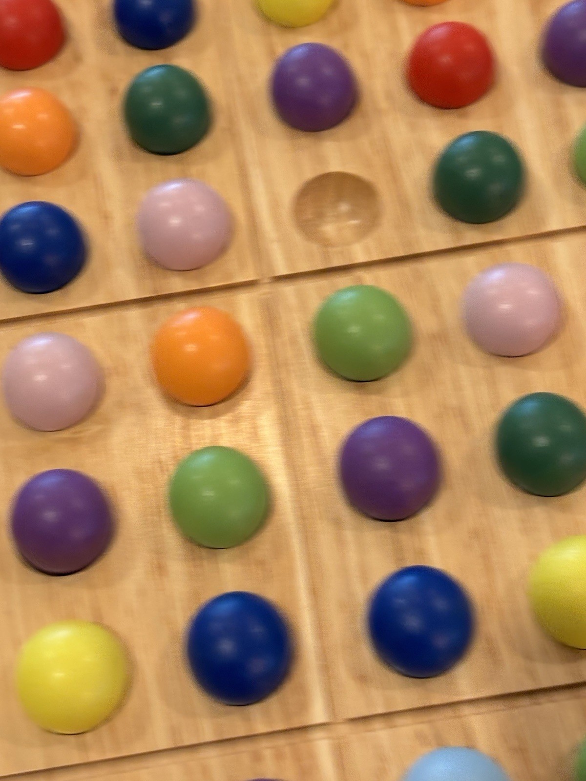 Colorku Sudoku Puzzle Replacement Set of Wooden Balls – 1 Set of all 9 Colors