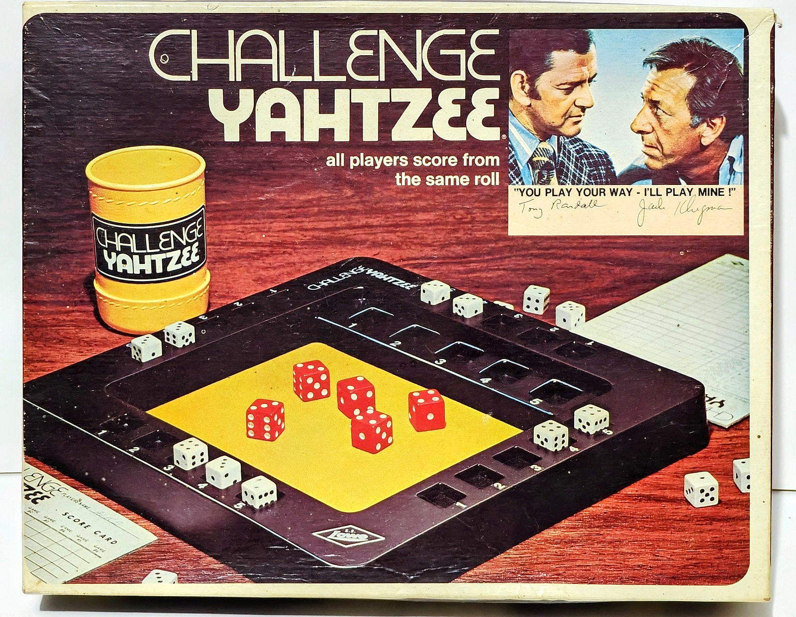 Challenge Yahtzee – Milton Bradley Board Game – Complete – Vintage 1978