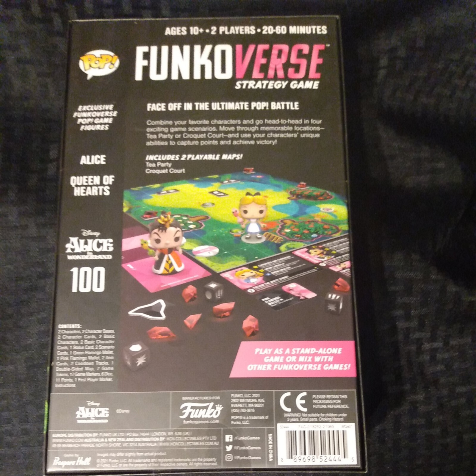 Funkoverse 2021 Alice In Wonderland Disney Strategy Game Funko Pop