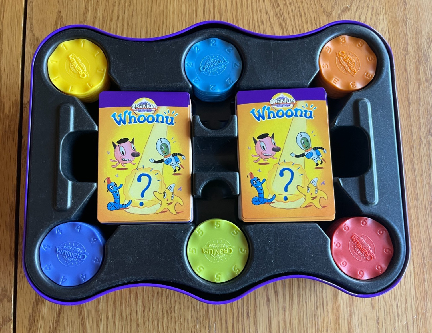 Cranium WHOONU “What’s Your Favorite Thing?” Family Game in Tin 2005 Complete!