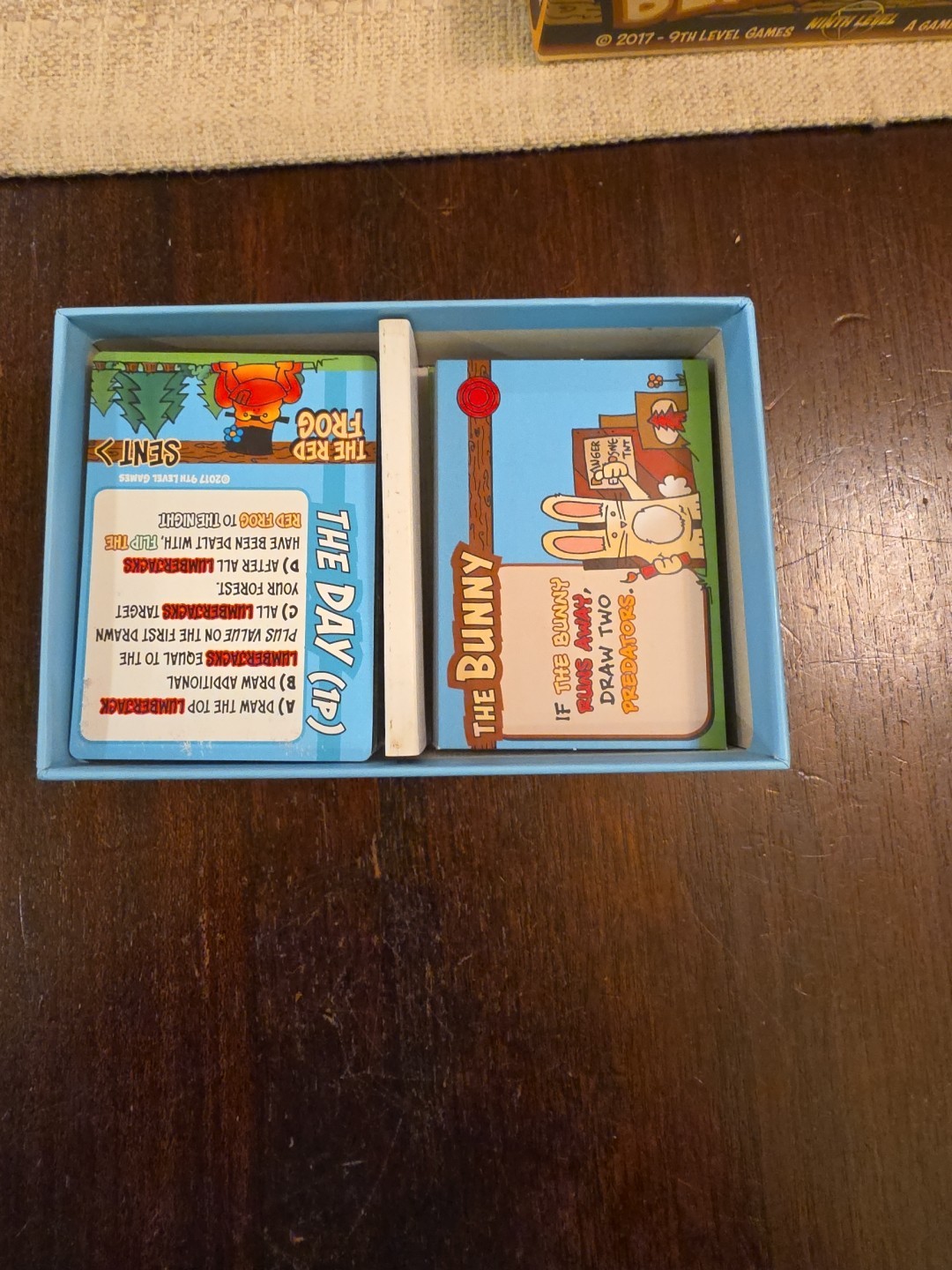 Bearicades Survival of the Forest Strategy Card Game by 9th Level Games, EUC
