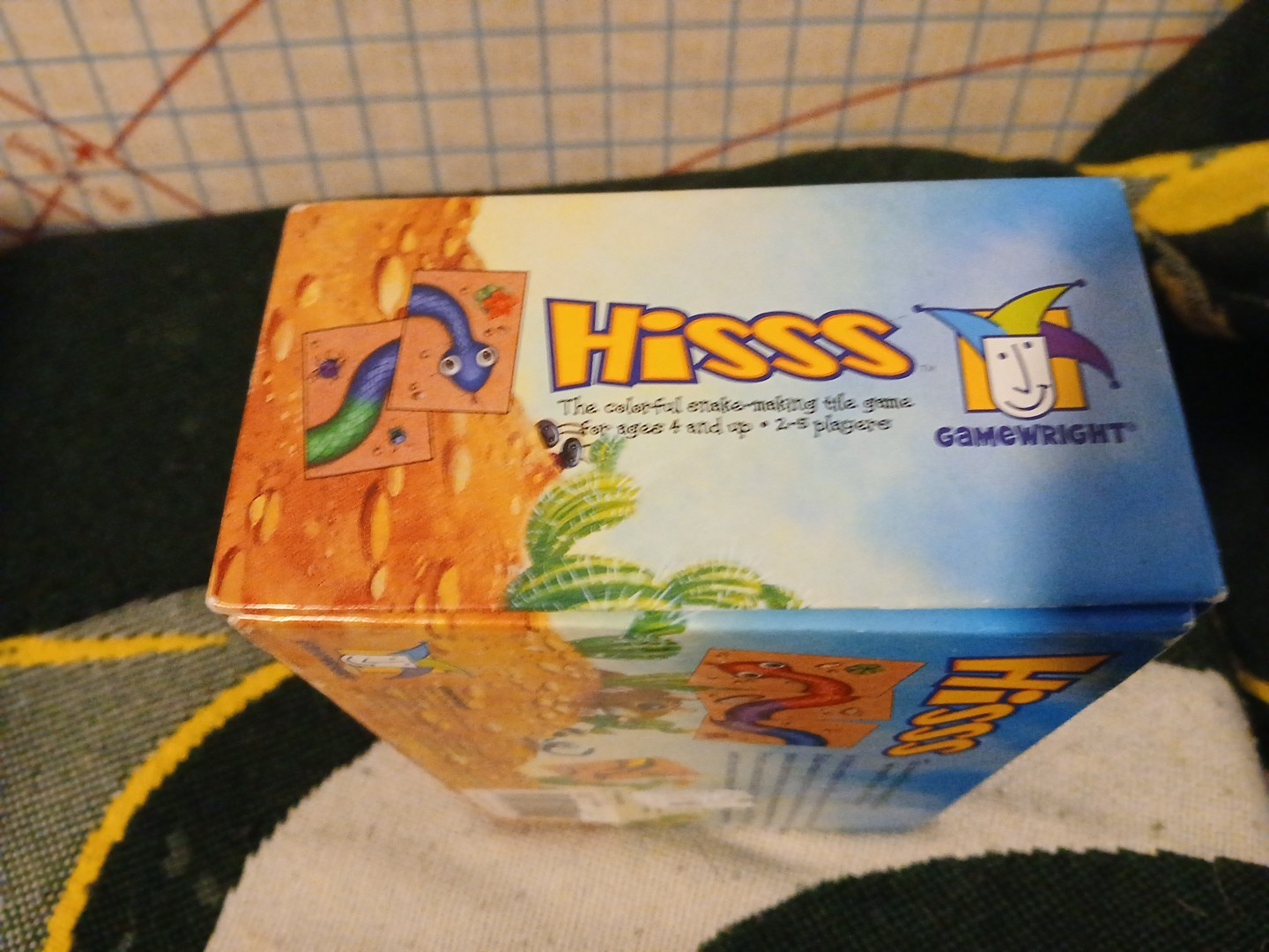HISSS The Colorful Snake Making Tile Matching Game Gamewright Complete VG Cond