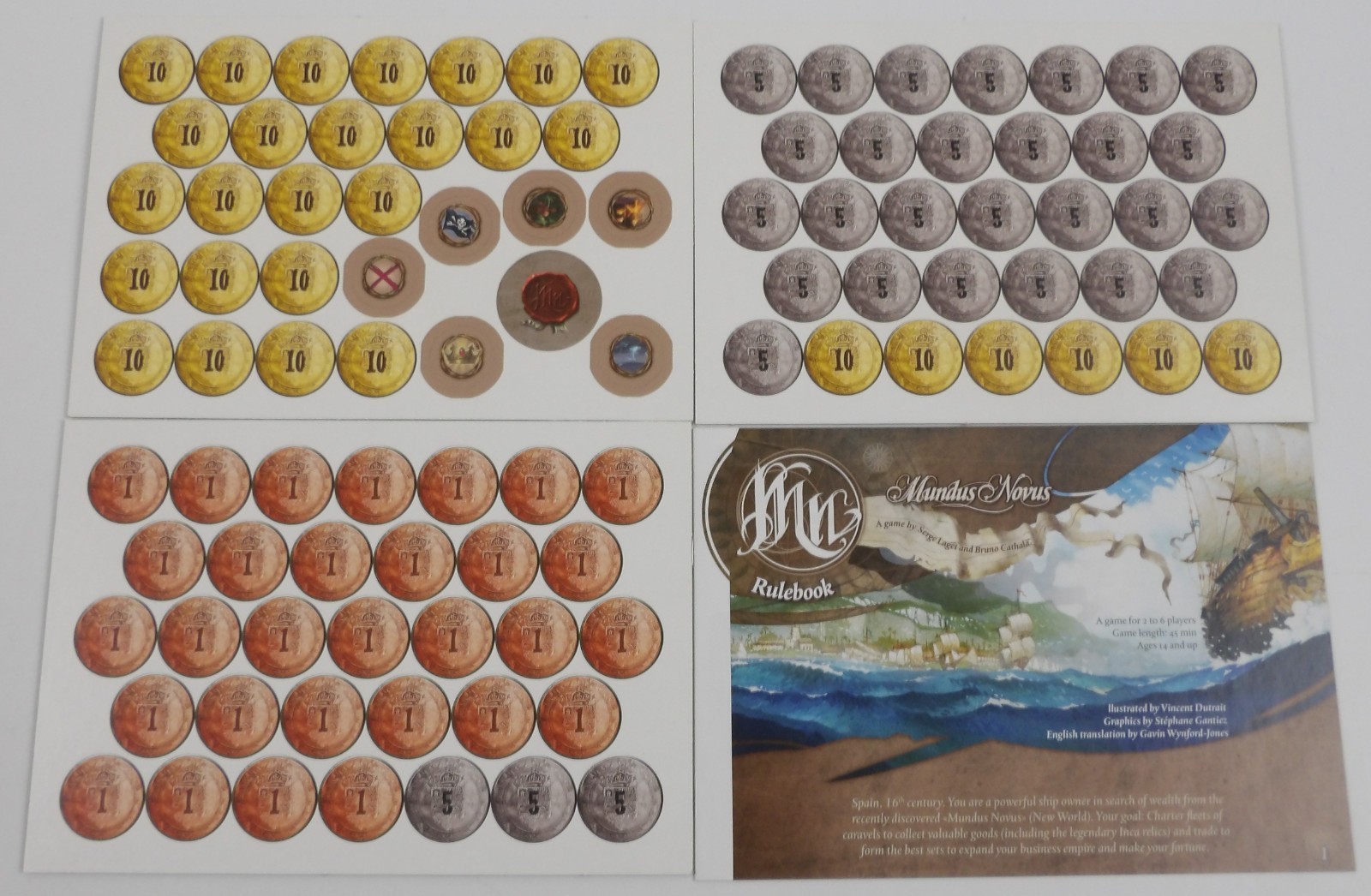 Mundus Novus Tactical Game COMPLETE IN BOX unpunched Asmodee Games