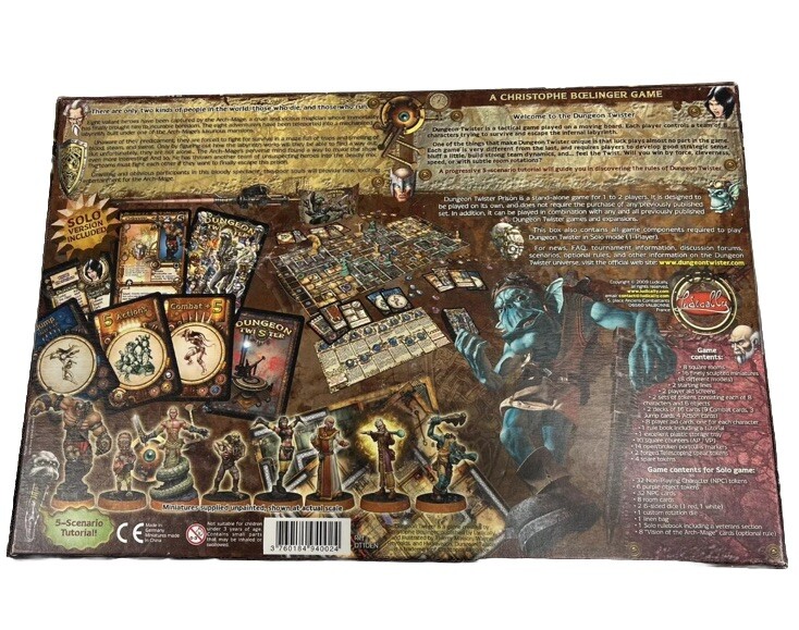 New Sealed Dungeon Twister Prison Board Game Ludically Christopher Boelinger