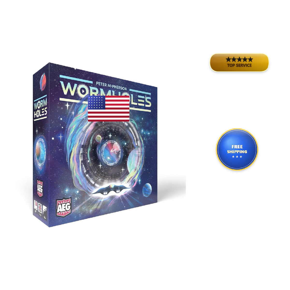 Aeg The Galaxy Warp Fiction Space Exploration Modular Pick-Up And Deliver Board