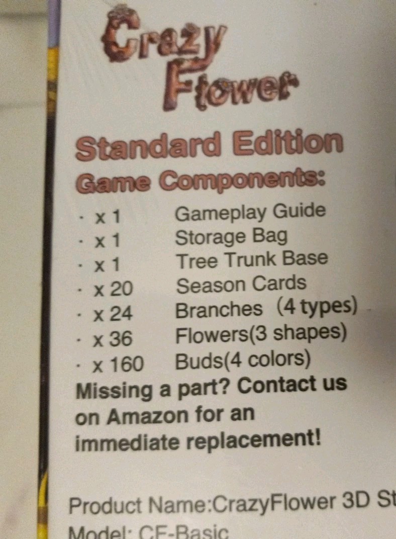 Crazy Flower Standard Edition 3D Strategy Stacking Tree Game New