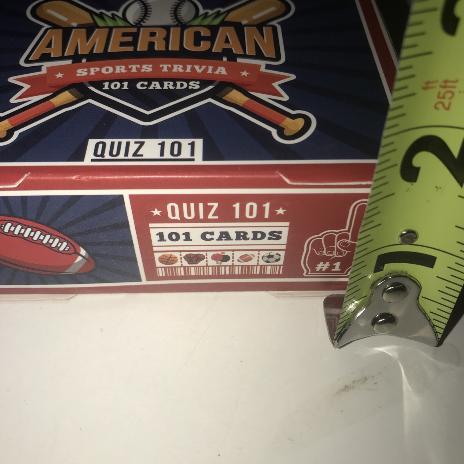 All American Quiz 101 Sports Trivia Question Card Game Party Fun Family Friends