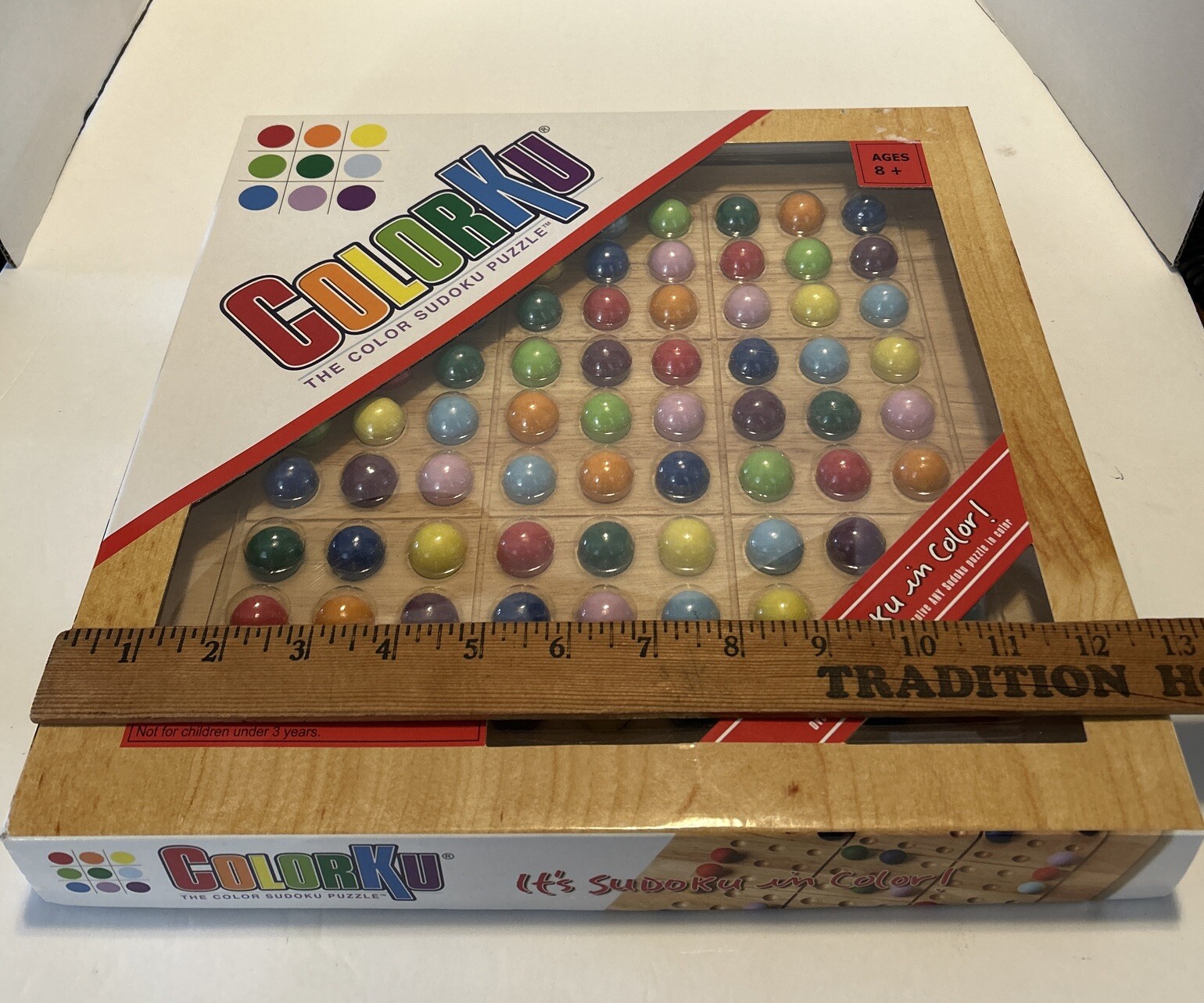Colorku The Color Sudoku Puzzle Game Marbles Puzzle Cards & Solutions (B-T)