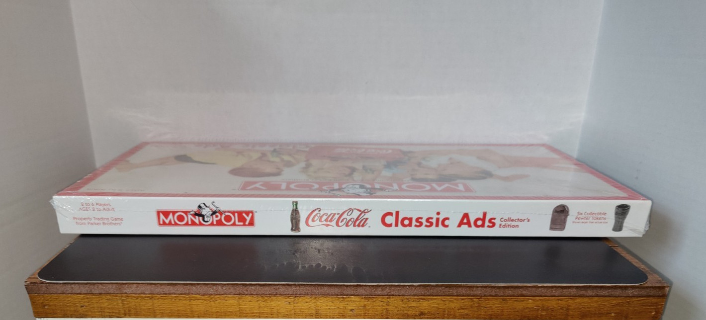 Monopoly Coca-Cola Classic Ads Collector’s Edition NEW & SEALED