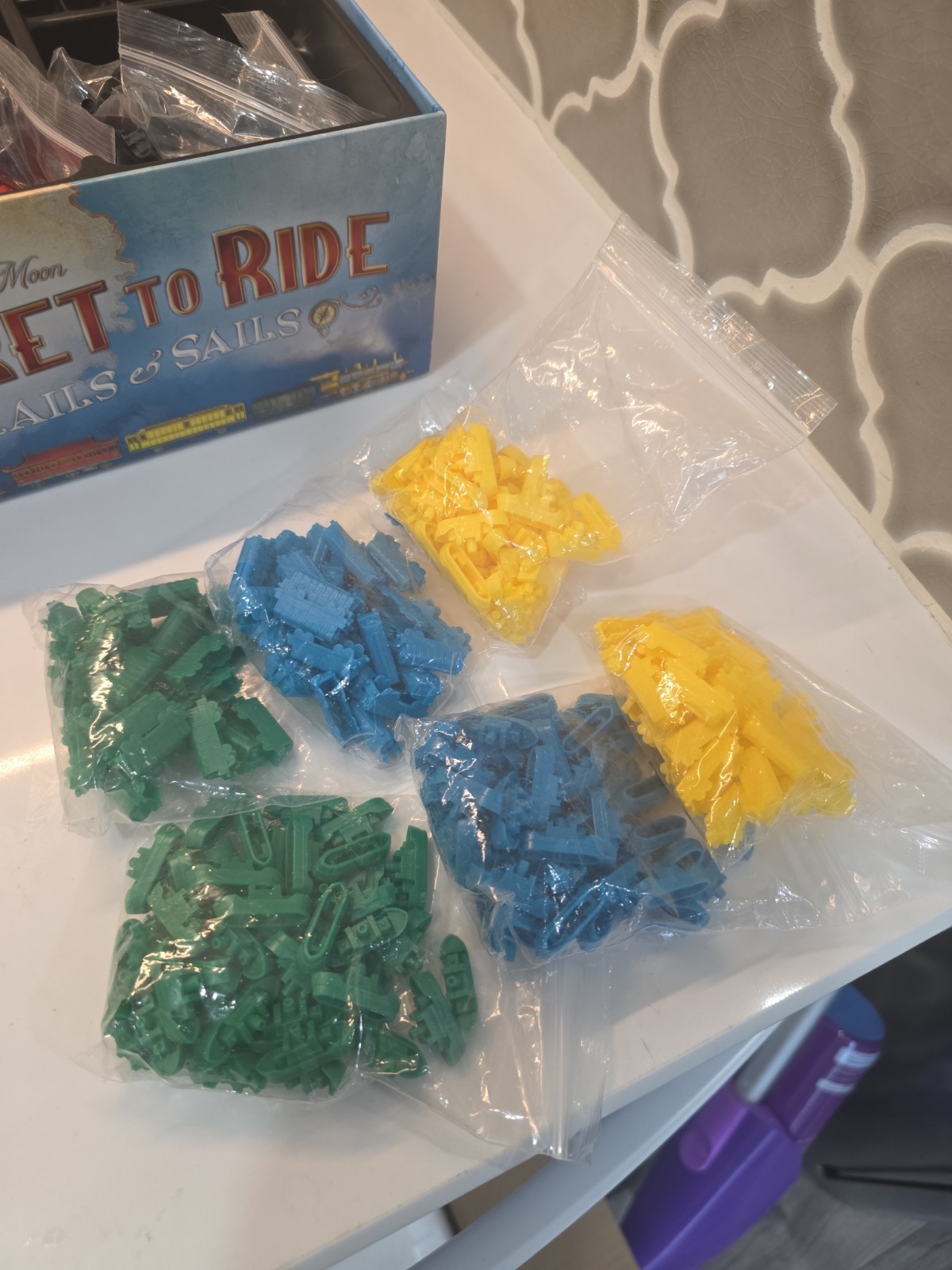 Days of Wonder Ticket To Ride Rails & Sails Board Game Complete