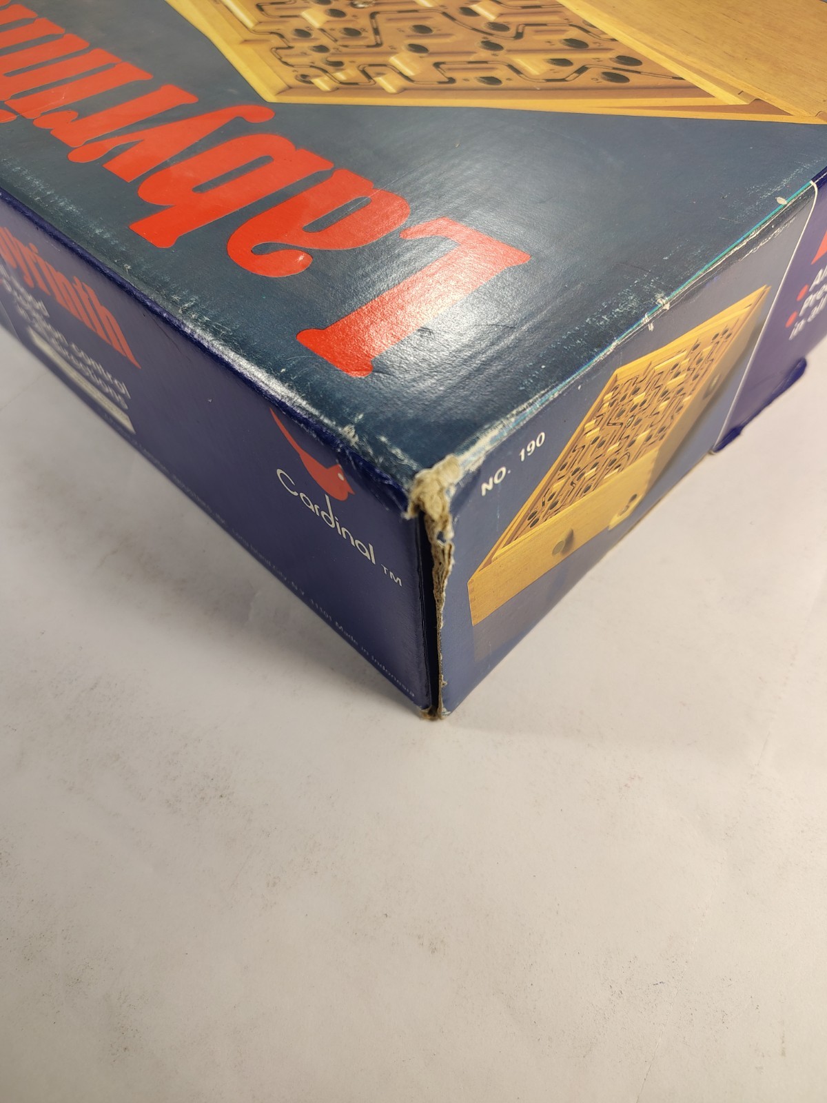 Vintage 1990’s Labyrinth Premiere Edition – Wooden Marble Game by Cardinal