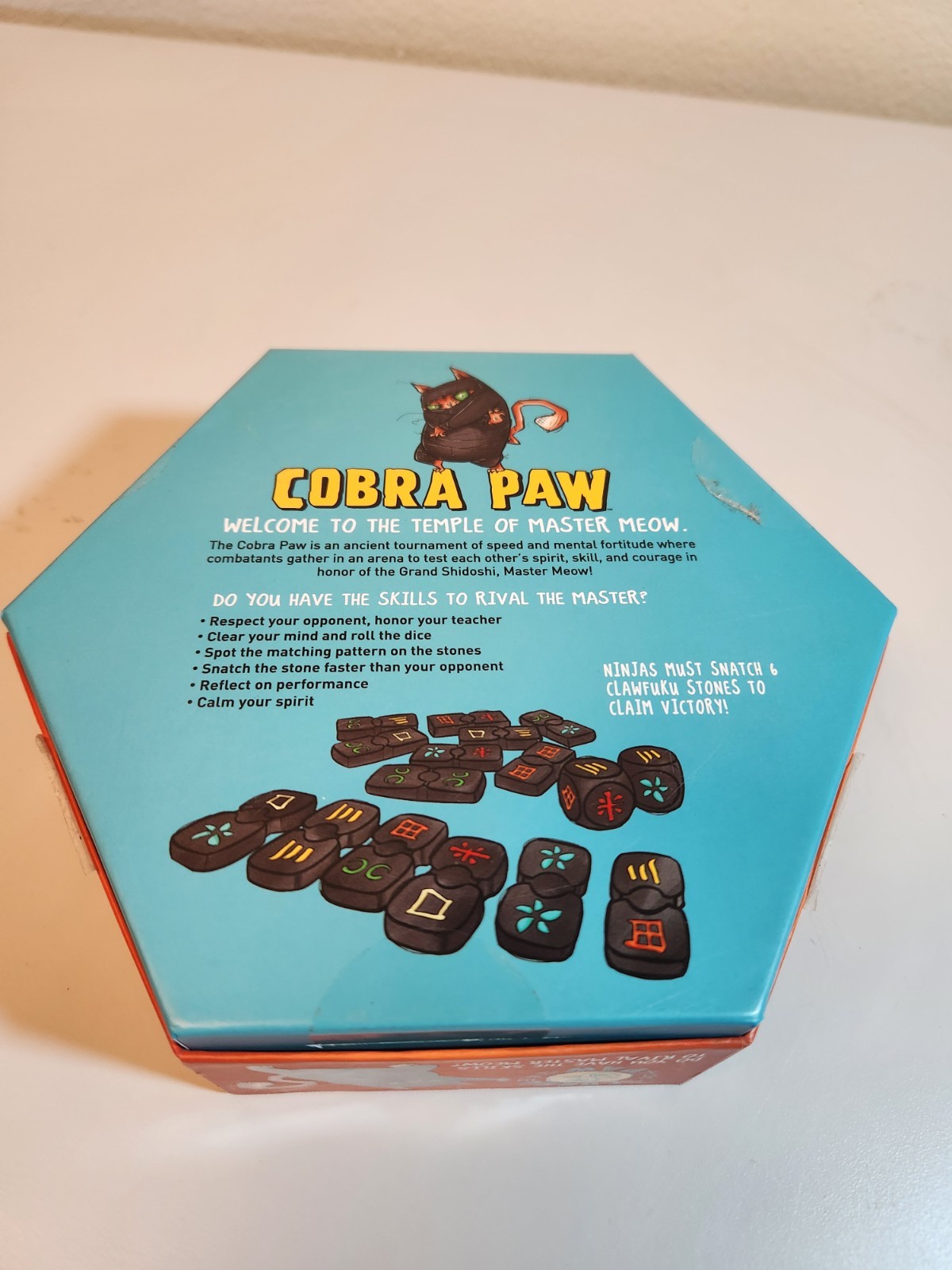 Cobra Paw Ninja Tile Game Bananagrams Master Meow Clawfuku Cat Ninja COMPLETE